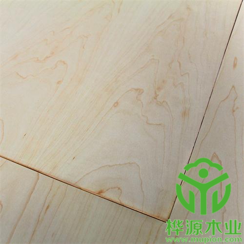 Maple veneer laminated on MDF 4mm