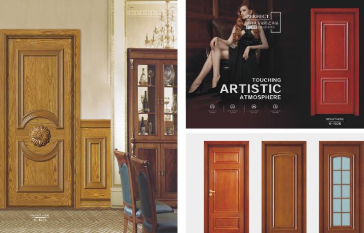 Simple European style wooden door.jpg